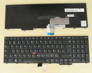 Nuevo teclado belga BE sin retroiluminación para Lenovo Thinkpad T540P T550 T560 P50s - Imagen 1 de 2