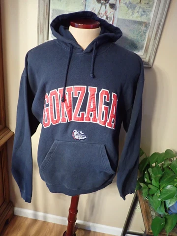 GONZAGA BULLDOGS HOODIE SWEATSHIRT J AMERICA BRAND SIZE XL Cover