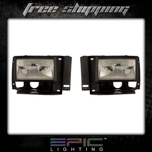 Fits 1989-94 Ford Explorer Ranger Bronco Headlights Headlamps Pair Left Right - Foto 1 di 1