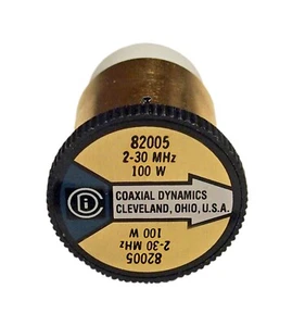 Coaxial Dynamics 82005 Element 0 to 100 watts for 2-30 MHz - Bird Compatible - Picture 1 of 3