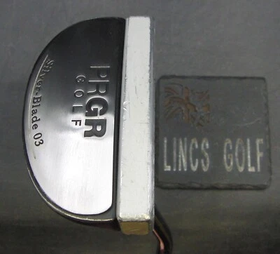 PRGR Silver Blade-03 Putter Steel Shaft 87.5cm Length Golf Pride Grip - Image 1 of 4