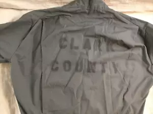 Clark County Jail Coveralls 1 PIECE Zipper Jumper Las Vegas Nevada Workwear - Picture 1 of 7