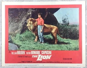 Lobby Card 11 x 14 THE LION 1963 William Holden, Trevor Howard, Capucine #2 - Picture 1 of 2