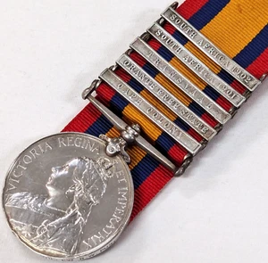 Volunteer Company Royal Welsh Fusiliers Boer War medal Private G Fox QSA - Picture 1 of 16
