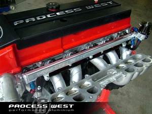 PROCESS WEST Dual entry Billet fuel rail FOR FORD BA/BF - Bild 1 von 3