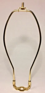 New 10" Brass Lamp HARP Shade Holder w/Base for Lamp Repair #HAR60 - Picture 1 of 3