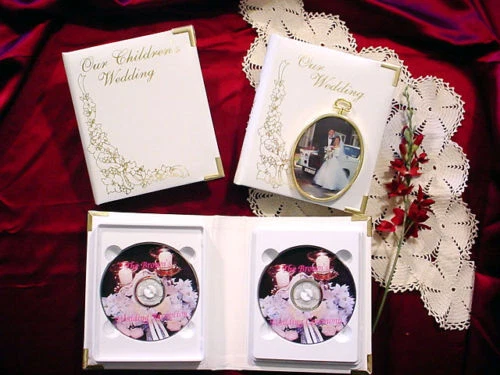 皮革婚礼 DVD 相册 - 双 DVD 活动盒 - 全新 — 第 1/1 张图片