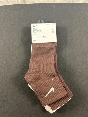 NEW Nike Everyday Cushioned Unisex Ankle Socks Unisex Large Wool Blend - Image 1 of 4