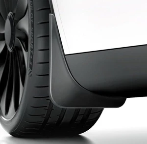 All-Weather Front Mud Guard for Model Y 2019-2024, Black (Set of 2 Front) - Foto 1 di 5