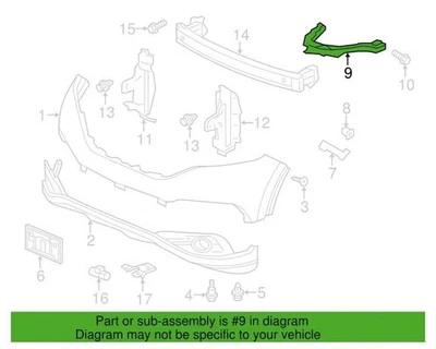 NUEVO OEM 2012-2014 Honda CR-V IZQUIERDO soporte de faro 71190-T0A-A00 Foto 1 de 4