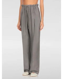 Maison Margiela Wide Leg Cupro Trousers Women Grey Pants - Bild 1 von 9