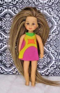 OOAK Vintage Barbie Chris bambola L'amico di Tutti 1966 vestito originale RE radice - Foto 1 di 12