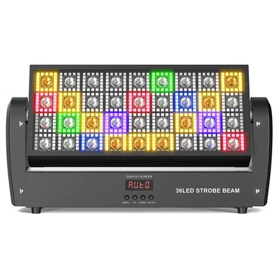 Moving Head Wall Wash Light 280W Warm White RGB 684LED DJ Stage Beam Lights Club - Image 1 of 4