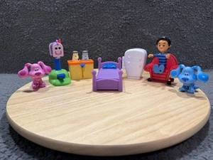 Blue's Clues Magenta Josh Figuren & Möbel Spielzeug Spielset 7-teilig Nickelodeon Kinder - Bild 1 von 12