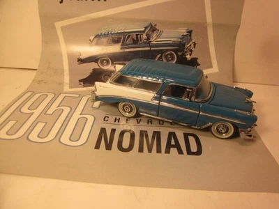 FRANKLIN  MINT 1/43 DIECAST "1956 CHEVROLET NOMAD WAGON" CLASSIC  '50s SERIES - Image 1 of 4