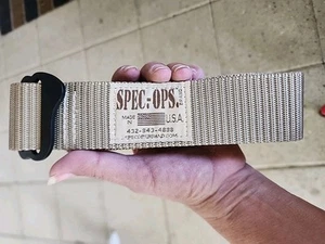Spec-Ops Military Tactical Khaki Riggers Belt Made In USA 42" New w/out Tag - Picture 1 of 5