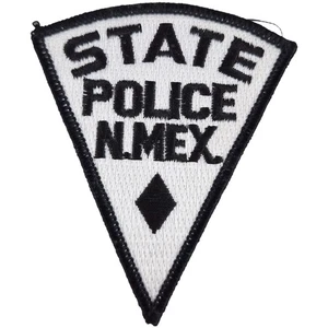 Vtg NEW N.Mex State Police New Mexico Shoulder Patch Badge Cloth Small 9 cm USA - Picture 1 of 9