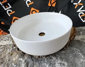 Keramik Waschbecken - NEU Waschbecken24 Weiß A546M Gäste WC -INKgrafiX TOYS A391 - Afbeelding 1 van 21