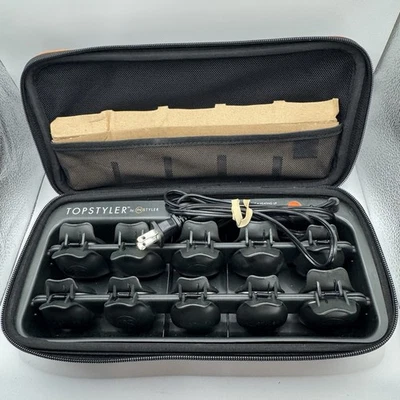 TopStyler by Instyler Heated Ceramic Styling Shell Curlers Roller w/ Case Tested - Image 1 of 4
