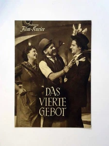Das vierte Gebot - Illustrierter Film Kurier - WKN 858 ungelocht (10/16) - Picture 1 of 1