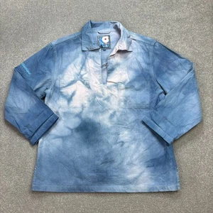 French Jacket Adult X Small Blue Workwear Mousqueton Faded Chore Pullover Men - Picture 1 of 11