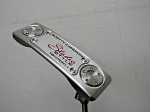 NEW 2025 SCOTTY CAMERON STUDIO STYLE NEWPORT + PLUS PUTTER 35" W HEAD COVER - Picture 1 of 10