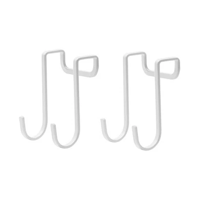  2 Pcs Door Hangers for Bedrooms Double Clothes Hook Garment Hooks Hooks. - Image 1 of 4