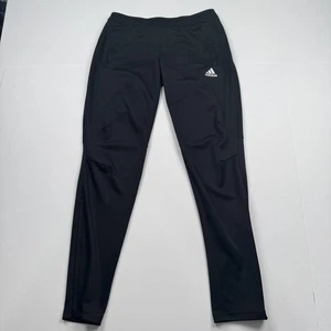 Adidas Climacool Pants Mens Medium Black Tapered Track Joggers Athletic Zip - Picture 1 of 15