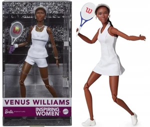 Muñeca Coleccionable Venus Williams MUJER INSPIRADORA FIRMA BARBIE HRM49 MATTEL - Imagen 1 de 11
