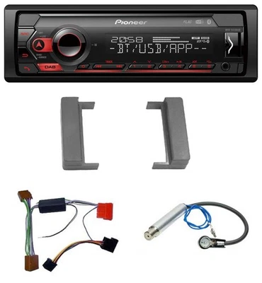 Pioneer MP3 USB DAB Bluetooth Autoradio für Audi A2 A3 8L A4 B5 TT 99-06 Aktivsy - Bild 1 von 4