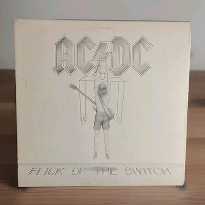 AC/DC Flick of the Switch LP 1983 First Press Atlantic 80100-1 Tested Foto 1 de 4