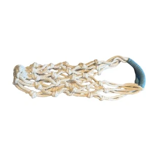 Woven Rope Drink Carrier Sturdy Macrame Cup Holder for Hiking Camping Travel - Picture 1 of 6
