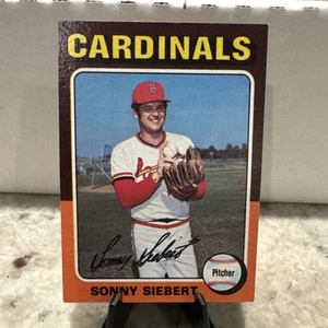 1975 Topps #328 Sonny Siebert St. Louis Cardinals EX - Picture 1 of 2