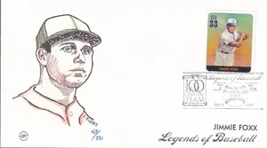 Jimmie Foxx, Legends of Baseball FDC, HC Wilson, 3408n - Picture 1 of 1
