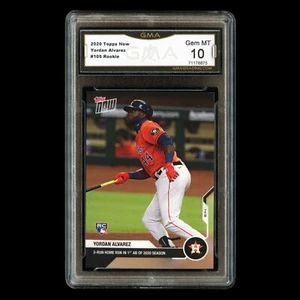 Yordan Alvarez RC 2020 Topps Now Rookie Astros #105 Gem MT 10 - Picture 1 of 3