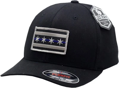 Chicago Flag Blue Line Flex Fit Hat - Image 1 of 3