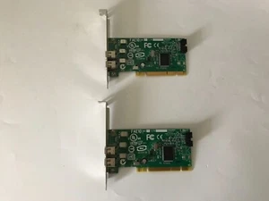 (2EA)Dell H924H Low Profile 2 Port & Internal Header PCI Firewire Card FAE10 AM1 - Picture 1 of 5