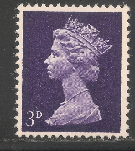Great Britain #MH5 VF MNH - 1967 3p Queen Elizabeth II / Machin Cover