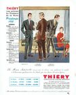 Publicit&#233; Advertising 0222  1954   veston pantalon costume Thi&#233;ry pret &#224; porter