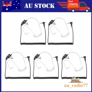 5x Nuevo 3.5mm Police Listen Only Tubo Acústico Auricular Auriculares para Altavoz Micrófono - Imagen 1 de 4