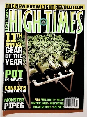 2009 September High Times Magazine Hawaii Penn Jillette Lighting Monster Pipes - Image 1 of 4