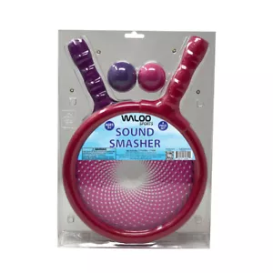 Waloo Sports NUEVO Sound Smasher Juego de Pádel Interior y Exterior 2 Pátas, 2 Bolas - Imagen 1 de 4