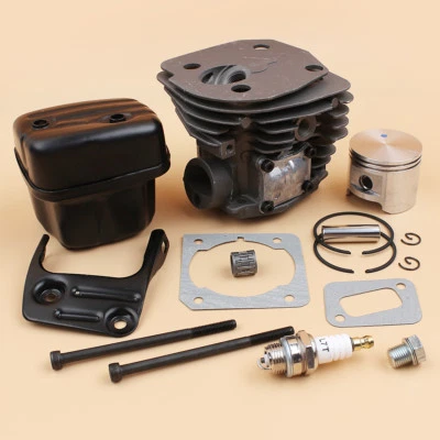 HAISHINE Nikasil Cylinder Piston Muffler Kit For Jonsered CS2150 CS2152 45MM Big Bore Saw