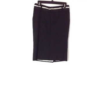 Falda lápiz para mujer Dolce & Gabbana H5 mezcla lana negro liso talla 38 trabajo oficina - Imagen 1 de 7