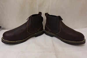 Botas de trabajo de cuero marrón Iron Age para hombre rompedoras 6 pulgadas internas MetGuard nuevas de Lote Antiguo - Imagen 1 de 23