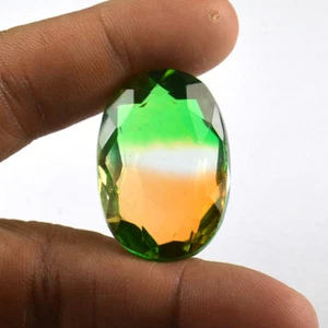 71.50 Ct Lovely Multi-Color Tourmaline Oval Cut Shape Loose Gemstone - Picture 1 of 4