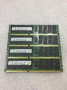 Samsung Cisco 64GB 4x16GB PC3-12800R ECC Server RAM M393B2G70BH0-CK0Q9 FREE S/H - Picture 1 of 4