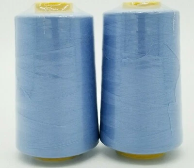 2-Pack Big Spools Sewing Serger Quilting Multi Purpose T27 Thread 6000 YDS Cone - Image 1 of 4