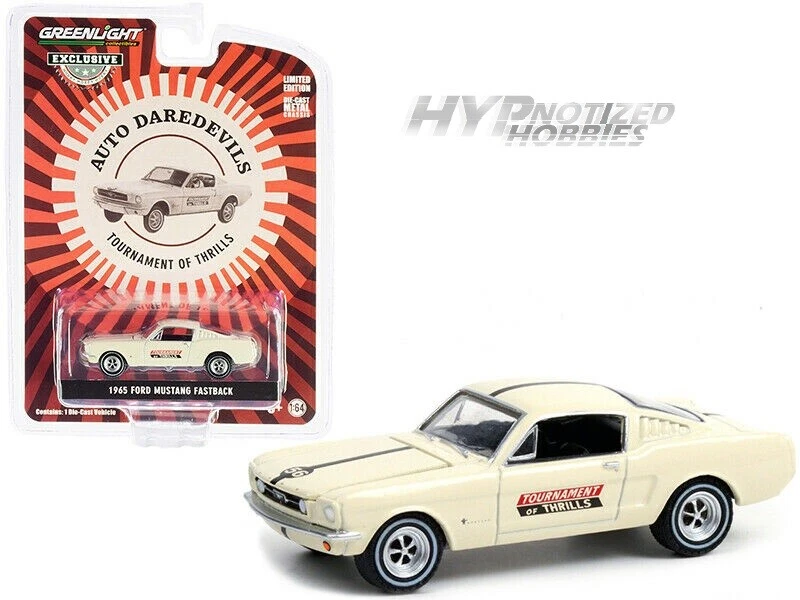 GREENLIGHT 1:64 1965 FORD MUSTANG FASTBACK IVORY 30265 - Image 1 of 1