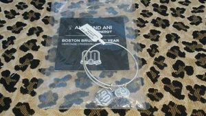 NWT ALEX AND ANI BRACELET * BOSTON BRUINS 90TH ANNIVERSARY * SILVER TONE RETIRED - Picture 1 of 4